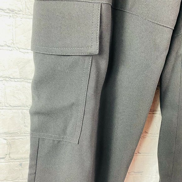 NWT EXPRESS Black Mid Rise Pull On Utility Pant - Picture 5 of 9